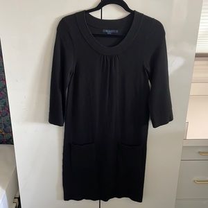 Boden Black Knit Dress